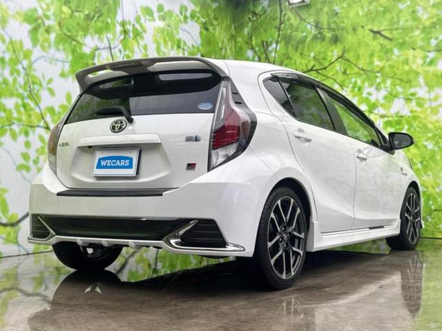 アクア Ｇ　ＧＲスポーツ・１７インチパッケージ　純正　９インチ　ＳＤナビ／衝突安全装置／車線逸脱防止支援システム／シート　ハーフレザー／ヘッドランプ　ＬＥＤ／Ｂｌｕｅｔｏｏｔｈ接続／ＥＴＣ／ＥＢＤ付ＡＢＳ／横滑り防止装置／アイドリングストップ（3枚目）