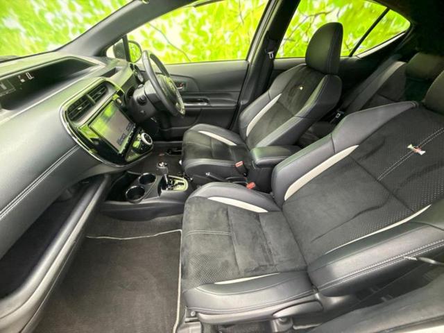 アクア Ｇ　ＧＲスポーツ・１７インチパッケージ　純正　９インチ　ＳＤナビ／衝突安全装置／車線逸脱防止支援システム／シート　ハーフレザー／ヘッドランプ　ＬＥＤ／Ｂｌｕｅｔｏｏｔｈ接続／ＥＴＣ／ＥＢＤ付ＡＢＳ／横滑り防止装置／アイドリングストップ（6枚目）