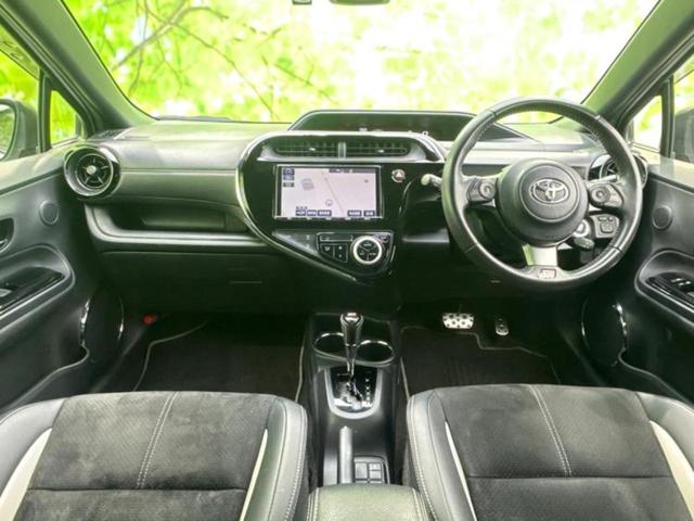 アクア Ｇ　ＧＲスポーツ・１７インチパッケージ　純正　９インチ　ＳＤナビ／衝突安全装置／車線逸脱防止支援システム／シート　ハーフレザー／ヘッドランプ　ＬＥＤ／Ｂｌｕｅｔｏｏｔｈ接続／ＥＴＣ／ＥＢＤ付ＡＢＳ／横滑り防止装置／アイドリングストップ（8枚目）