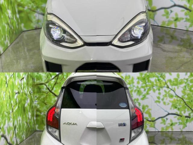 アクア Ｇ　ＧＲスポーツ・１７インチパッケージ　純正　９インチ　ＳＤナビ／衝突安全装置／車線逸脱防止支援システム／シート　ハーフレザー／ヘッドランプ　ＬＥＤ／Ｂｌｕｅｔｏｏｔｈ接続／ＥＴＣ／ＥＢＤ付ＡＢＳ／横滑り防止装置／アイドリングストップ（56枚目）