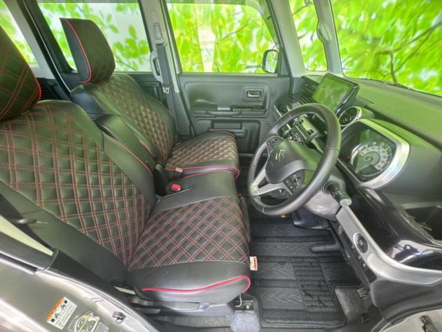 スペーシアカスタム ハイブリッドXSターボ 新品タイヤ/保証書/純正 9インチ SDナビ/セーフティサポート(スズキ)/両側電動スライドドア/シートヒーター/全方位モニター用カメラ/シート ハーフレザー/ヘッドランプ LED/USBジャック(4枚目)