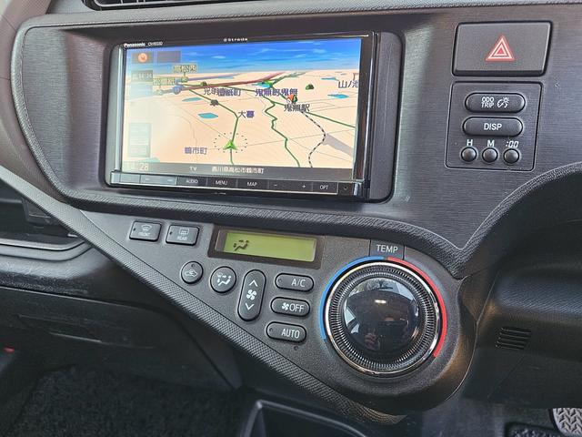 アクア G 社外15インチアルミホイール 社外メモリーナビ フルLED化 フルセグTV Bluetooth CD/DVD スマートキー プッシュスタート オートエアコン オートライト(2枚目)