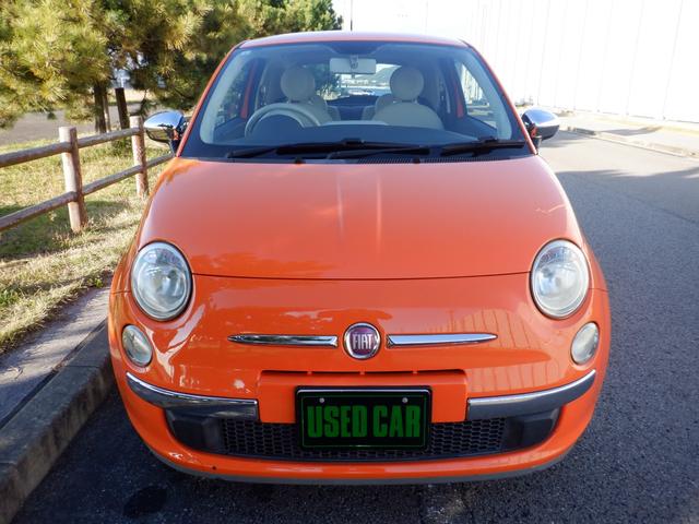 ５００ アランチャ　特別限定３００台　正規ディーラー車　禁煙　ナビ／ＤＶＤ／ＢＴ／ＵＳＢ／フルセグＴＶ　ＥＴＣ　純１５ＡＷ　革ステア　純フロアＭ　ドアバイザー　ＡＳＲ　キーレス　女性２オーナー　記録簿５枚　タイベル交換済（2枚目）