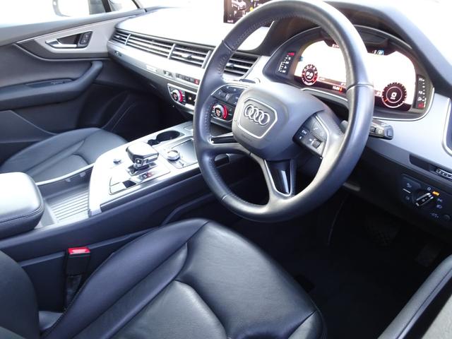 Q7 認定中古車 禁煙車 修復歴無 マトリクスLED アダプティブエアサス 5ツインスポークマットチタングレー21インチ 3列目シート サラウンドビュー バーチャルコックピット カープレイ(11枚目)