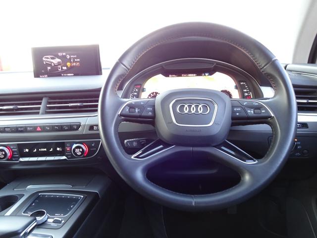 Q7 認定中古車 禁煙車 修復歴無 マトリクスLED アダプティブエアサス 5ツインスポークマットチタングレー21インチ 3列目シート サラウンドビュー バーチャルコックピット カープレイ(18枚目)