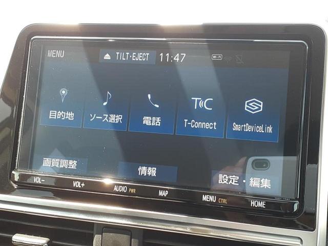 シエンタ ハイブリッドＧクエロ　保証書／純正　９インチ　ＳＤナビ／トヨタセーフティセンス／両側電動スライドドア／シートヒーター　前席／パノラミックビューモニター／車線逸脱防止支援システム／シート　ハーフレザー　衝突被害軽減システム（9枚目）