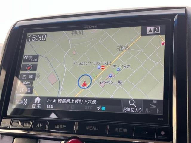 デリカＤ：５ ４ＷＤ　Ｄパワーパッケージ　新品タイヤ／社外　９インチ　ＳＤナビ／フリップダウンモニター　社外　１０．１インチ／両側電動スライドドア／シートヒーター　前席／電動バックドア／ヘッドランプ　ＨＩＤ／ＥＴＣ／ＥＢＤ付ＡＢＳ　４ＷＤ（10枚目）