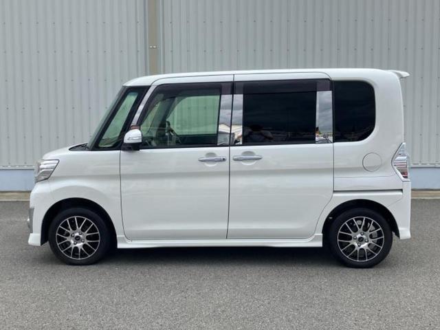 タント カスタムＸトップエディションＳＡ　新品タイヤ／社外　ＳＤナビ／衝突安全装置／電動スライドドア／シート　フルレザー／ヘッドランプ　ＬＥＤ／ＥＴＣ／ＥＢＤ付ＡＢＳ／横滑り防止装置／アイドリングストップ／バックモニター／フルセグＴＶ（2枚目）