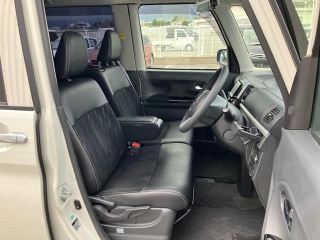 タント カスタムＸトップエディションＳＡ　新品タイヤ／社外　ＳＤナビ／衝突安全装置／電動スライドドア／シート　フルレザー／ヘッドランプ　ＬＥＤ／ＥＴＣ／ＥＢＤ付ＡＢＳ／横滑り防止装置／アイドリングストップ／バックモニター／フルセグＴＶ（4枚目）