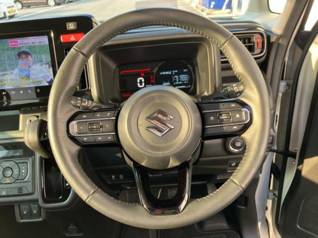 スペーシアギア ハイブリッドＸＺターボ　新品タイヤ／保証書／純正　９インチ　ナビ／セーフティサポート（スズキ）／両側電動スライドドア／シートヒーター　前席／全方位モニター／車線逸脱防止支援システム／パーキングアシスト　バックガイド　ターボ（33枚目）