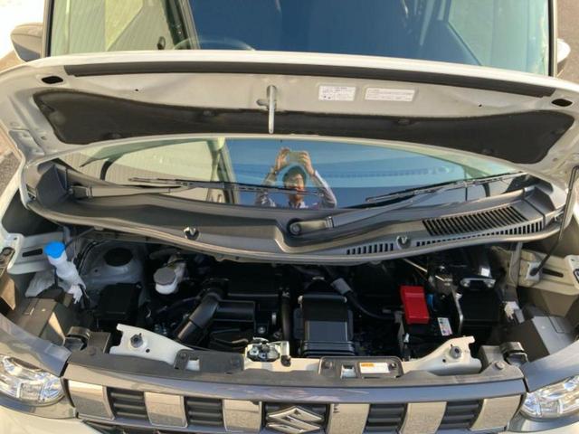 スペーシアギア ハイブリッドＸＺターボ　新品タイヤ／保証書／純正　９インチ　ナビ／セーフティサポート（スズキ）／両側電動スライドドア／シートヒーター　前席／全方位モニター／車線逸脱防止支援システム／パーキングアシスト　バックガイド　ターボ（49枚目）