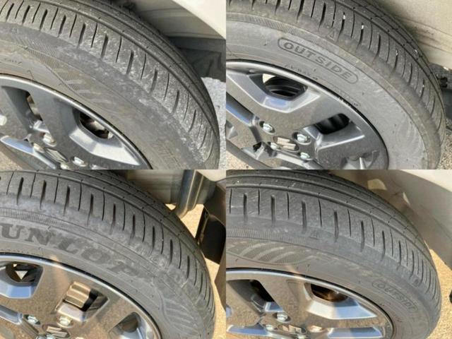 スペーシアギア ハイブリッドＸＺターボ　新品タイヤ／保証書／純正　９インチ　ナビ／セーフティサポート（スズキ）／両側電動スライドドア／シートヒーター　前席／全方位モニター／車線逸脱防止支援システム／パーキングアシスト　バックガイド　ターボ（50枚目）