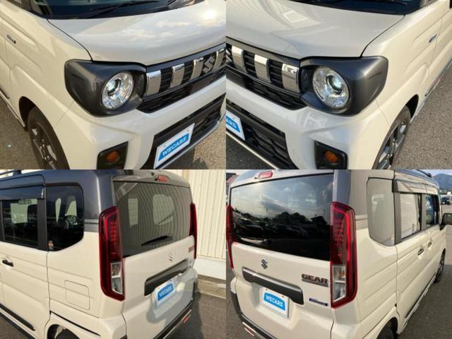 スペーシアギア ハイブリッドＸＺターボ　新品タイヤ／保証書／純正　９インチ　ナビ／セーフティサポート（スズキ）／両側電動スライドドア／シートヒーター　前席／全方位モニター／車線逸脱防止支援システム／パーキングアシスト　バックガイド　ターボ（53枚目）