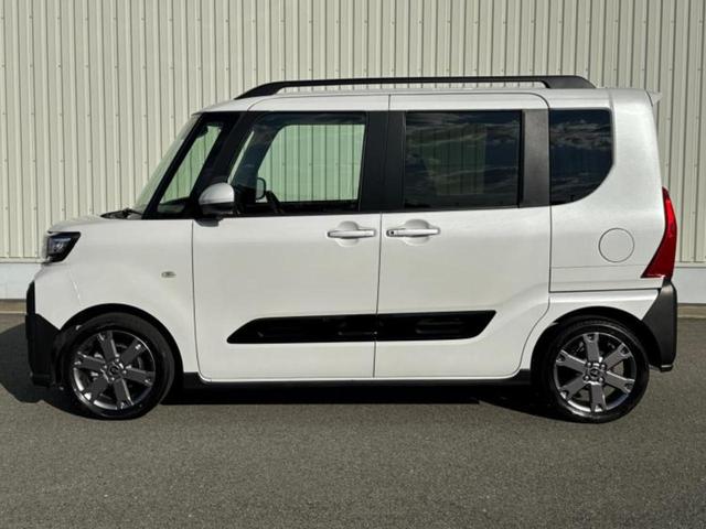 タント ファンクロスターボ　新品タイヤ／社外　８インチ　ナビ／スマートアシスト（トヨタ・ダイハツ）／両側電動スライドドア／シートヒーター　前席／車線逸脱防止支援システム／ドライブレコーダー　社外／ヘッドランプ　ＬＥＤ　ターボ（2枚目）