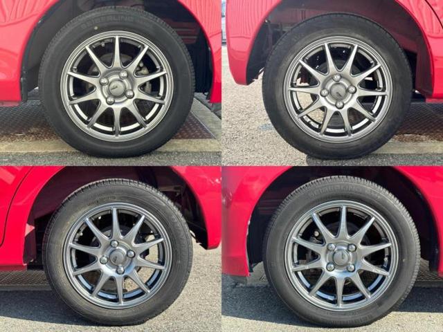 デイズ X 新品タイヤ/純正 SDナビ/EBD付ABS/アイドリングストップ/フロントモニター/サイドモニター/バックモニター/エアバッグ 運転席/エアバッグ 助手席/アルミホイール 社外 14インチ(50枚目)