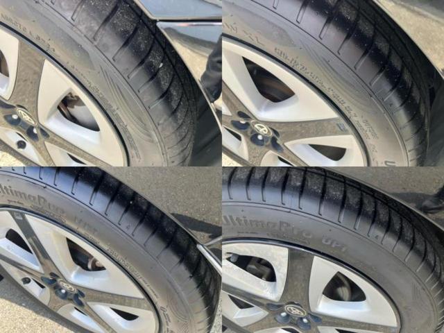 プリウス Sツーリングセレクション 新品タイヤ/純正 9インチ SDナビ/シートヒーター/シート 合皮/ヘッドランプ LED/ETC/EBD付ABS/横滑り防止装置/アイドリングストップ/フルセグTV/エアバッグ 運転席 記録簿(48枚目)