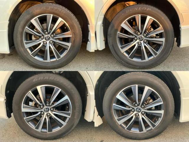 ハリアー Gレザーパッケージ 新品タイヤ/モデリスタエアロ/純正 SDナビ/デジタルインナーミラー/トヨタセーフティセンス/シートヒーター 前席/車線逸脱防止支援システム/シート 合皮/電動バックドア 衝突被害軽減システム ETC(50枚目)