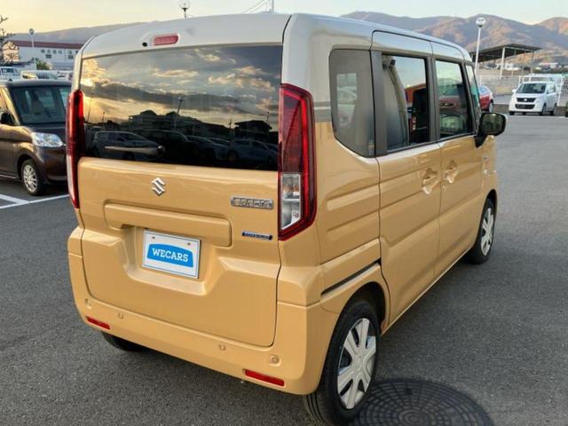 スペーシア ハイブリッドＸ　純正　９インチ　メモリーナビ／セーフティサポート（スズキ）／両側電動スライドドア／シートヒーター　前席／全方位モニター／車線逸脱防止支援システム／ヘッドランプ　ＬＥＤ／Ｂｌｕｅｔｏｏｔｈ接続（3枚目）