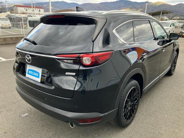 ＣＸ－８ ２５Ｓプロアクティブ　純正　ＳＤナビ／フリップダウンモニター／衝突安全装置／シートヒーター　前席／３６０°ビューモニター／車線逸脱防止支援システム／電動バックドア／ヘッドランプ　ＬＥＤ／ＥＴＣ／ＥＢＤ付ＡＢＳ　後席モニター（3枚目）