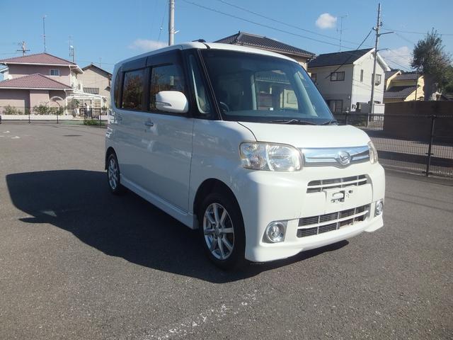 タント Gスペシャル 衝突安全ボディス スマートキー ABS CD TV&ナビ レベライザー アイドリングストップ オートエアコン 電動格納ミラー 片側電動スライドドア エアロ アルミホイル 盗難防止システム 禁煙車(7枚目)