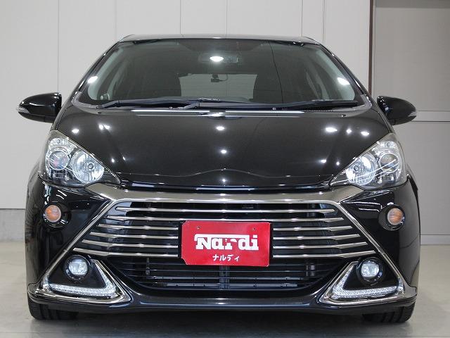 アクア Ｇ　Ｇ’ｓ　アルパインナビ・バックカメラ・ＥＴＣ・Ｂｌｕｅｔｏｏｔｈ・ハーフレザーシート・ＬＥＤライト・クルーズコントロール・ステアリングスイッチ・ドライブレコーダー・アイドリングストップ・衝突安全ボディ（2枚目）