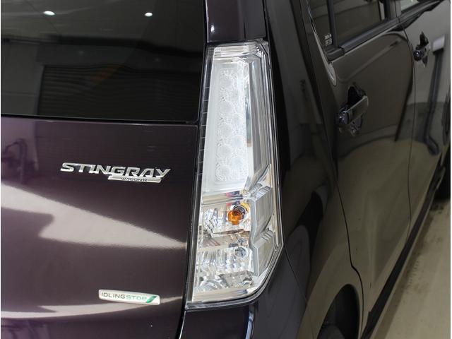 ワゴンRスティングレー X SDナビ・CD・DVD・アイドリングストップ・バンパーフォグ・AUTOエアコン・電動格納ミラー・スマートキー・フルフラット・盗難防止装置・衝突安全ボディ・HIDライト・純正アルミホイール(19枚目)