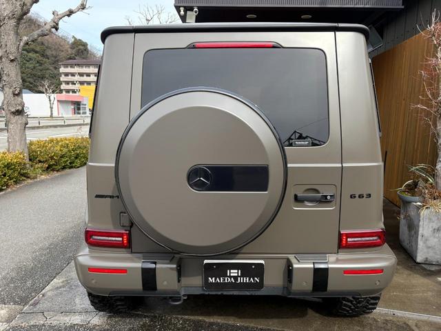 Gクラス G63 マヌファクトゥーアエディション・300台限定車・左H・ブラックライノ20インチAW・SR・Dミラー(41枚目)