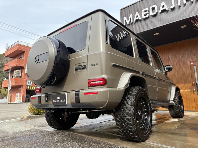 Gクラス G63 マヌファクトゥーアエディション・300台限定車・左H・ブラックライノ20インチAW・SR・Dミラー(45枚目)