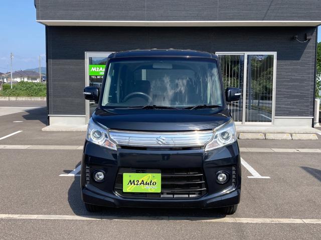 スペーシアカスタム XS ナビ ワンセグテレビ Bluetooth 片側パワースライドドア プッシュスタート スマートキー アイドリングストップ アルミホイール(2枚目)