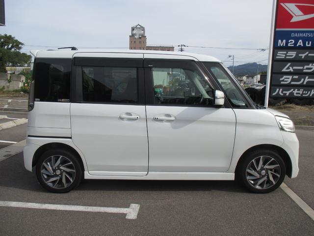 スペーシアカスタム TS アイドリングストップ・ナビTV・両側パワースライドドア プッシュスタート スマートキー ETC オートエアコン(パールホワイト)(6枚目)