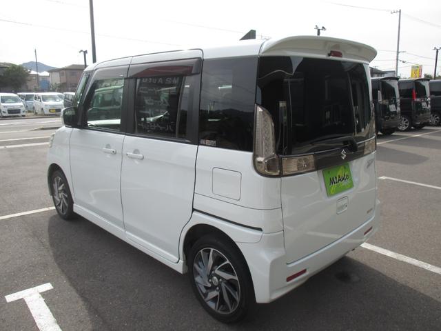 スペーシアカスタム TS アイドリングストップ・ナビTV・両側パワースライドドア プッシュスタート スマートキー ETC オートエアコン(パールホワイト)(12枚目)