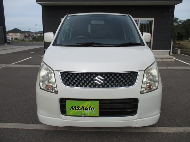 ワゴンR FXリミテッド スマートキー・プッシュスタート 電動格納ミラー 純正アルミホイール(パールホワイト)(2枚目)