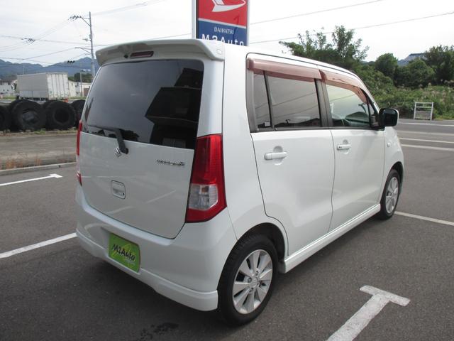 ワゴンR FXリミテッド スマートキー・プッシュスタート 電動格納ミラー 純正アルミホイール(パールホワイト)(7枚目)