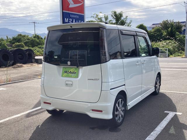 パレットSW TS ナビ フルセグTV Bluetooth CD DVD 両側パワースライドドア スマートキー プッシュスタート オートライト オートエアコン 純正アルミホイール(6枚目)