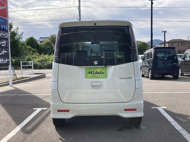 パレットSW TS ナビ フルセグTV Bluetooth CD DVD 両側パワースライドドア スマートキー プッシュスタート オートライト オートエアコン 純正アルミホイール(7枚目)