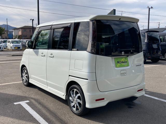 パレットSW TS ナビ フルセグTV Bluetooth CD DVD 両側パワースライドドア スマートキー プッシュスタート オートライト オートエアコン 純正アルミホイール(8枚目)