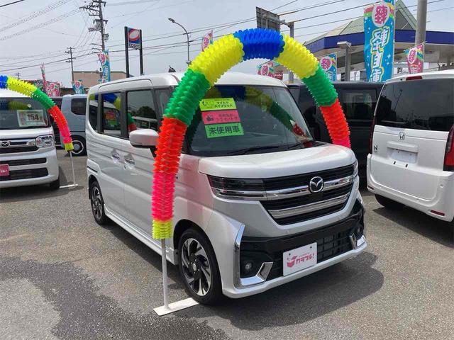 フレアワゴンカスタムスタイル ＸＳ　届け出済み未使用車　両側電動スライドドア　クリアランスソナー　オートクルーズコントロール　レーンアシスト　衝突被害軽減システム　オートライト　ＬＥＤヘッドランプ　スマートキー　アイドリングストップ（12枚目）