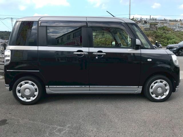 ムーヴキャンバス Ｇブラックインテリアリミテッド　ＳＡＩＩＩ　ナビ・ＥＴＣ　フルフラットシート　パワーウィンド　オートライト　キーレスエントリー　バックカメラ付（7枚目）