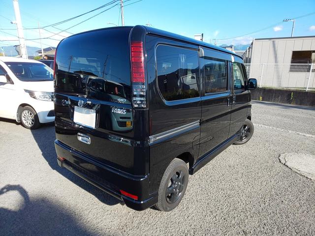 バモス G 4WD 5Fマニュアル フルタイム4WD (ナイトホークブラック・パール) ミュージックサーバー ローダウン LEDヘッドライト キーレスエントリー ETC(8枚目)