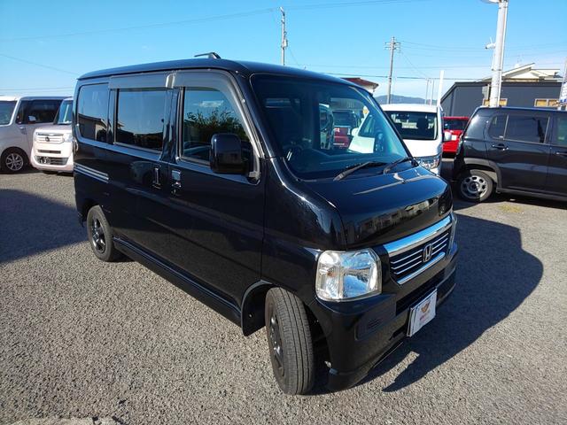 バモス G 4WD 5Fマニュアル フルタイム4WD (ナイトホークブラック・パール) ミュージックサーバー ローダウン LEDヘッドライト キーレスエントリー ETC(10枚目)