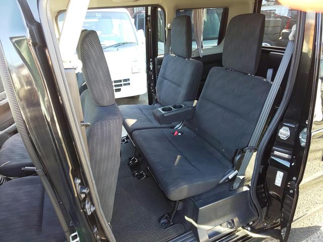 バモス G 4WD 5Fマニュアル フルタイム4WD (ナイトホークブラック・パール) ミュージックサーバー ローダウン LEDヘッドライト キーレスエントリー ETC(36枚目)