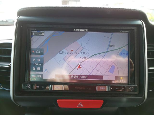 Ｎ－ＢＯＸカスタム Ｇ・ターボＬパッケージ　後期型　両側パワスラ　衝突軽減ブレーキ　（プレミアムベルベットパープルＰ）　ドライブレコーダー　バックカメラ　メモリーナビ　ワンセグテレビ　頸部衝撃緩和ヘッドレスト　アイドリングストップ（15枚目）