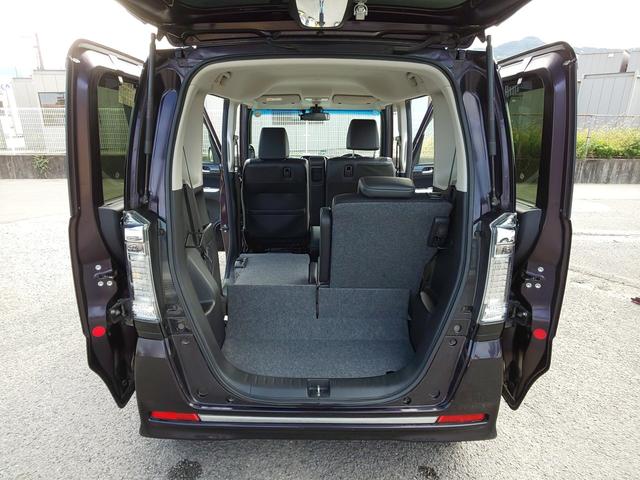 Ｎ－ＢＯＸカスタム Ｇ・ターボＬパッケージ　後期型　両側パワスラ　衝突軽減ブレーキ　（プレミアムベルベットパープルＰ）　ドライブレコーダー　バックカメラ　メモリーナビ　ワンセグテレビ　頸部衝撃緩和ヘッドレスト　アイドリングストップ（40枚目）