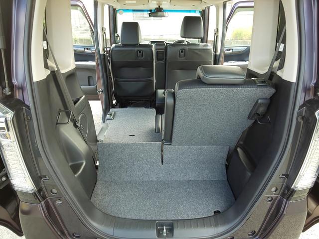 Ｎ－ＢＯＸカスタム Ｇ・ターボＬパッケージ　後期型　両側パワスラ　衝突軽減ブレーキ　（プレミアムベルベットパープルＰ）　ドライブレコーダー　バックカメラ　メモリーナビ　ワンセグテレビ　頸部衝撃緩和ヘッドレスト　アイドリングストップ（41枚目）