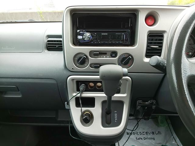 アトレーワゴン カスタムターボR 両側スライドドア HIDヘッドライト (ファインシルバーメタリック) キーレスエントリー 衝突安全ボディ ベンチシート フルフラット(17枚目)