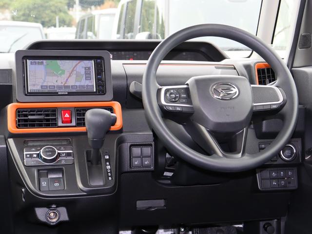 タント ファンクロス 衝突被害軽減ブレーキシステム・KENWOOD メモリーナビ/ワンセグTV・バックカメラ・オートエアコン・オートライト・両側パワースライドドア・左/センターピラーレス・前後クリアランスソナー(6枚目)