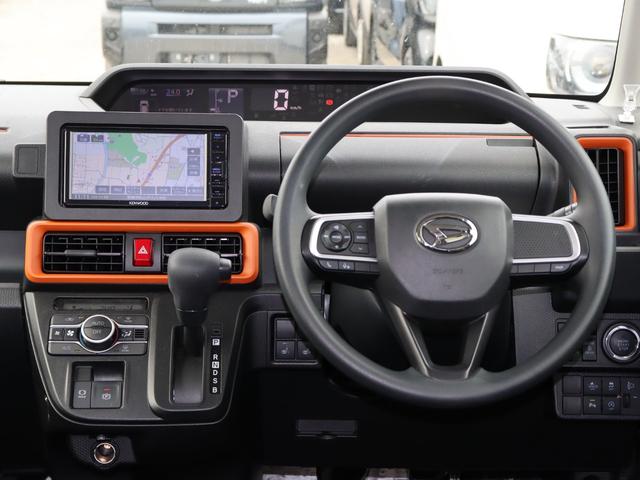 タント ファンクロス 衝突被害軽減ブレーキシステム・KENWOOD メモリーナビ/ワンセグTV・バックカメラ・オートエアコン・オートライト・両側パワースライドドア・左/センターピラーレス・前後クリアランスソナー(7枚目)