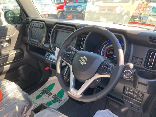 ハスラー タフワイルド 届出済未使用車 衝突被害軽減ブレーキ スマートキー オートエアコン パワステ アイドリングストップ 電動格納ドアミラー シートヒーター アダプティブクルーズコントロール 軽自動車 660cc(6枚目)