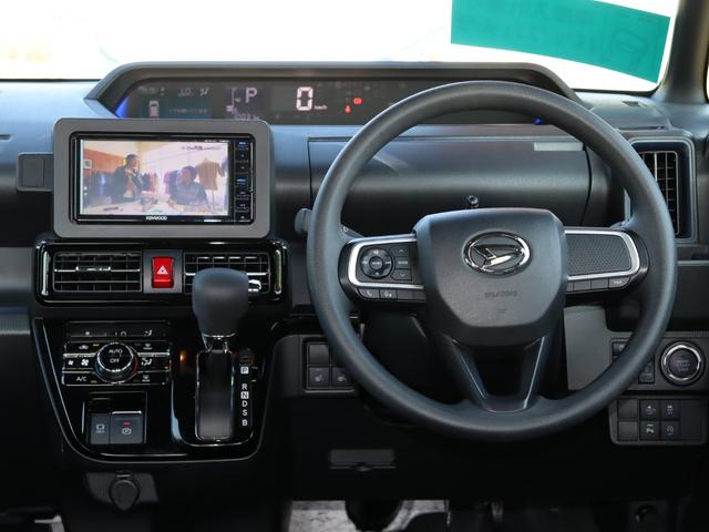 タント カスタムX 衝突被害軽減ブレーキシステム・KENWOOD メモリーナビ/ワンセグTV・バックカメラ・両側パワースライドドア・左/センターピラーレス・アイドリングストップ・シートバックテーブル・リヤサンシェード(7枚目)