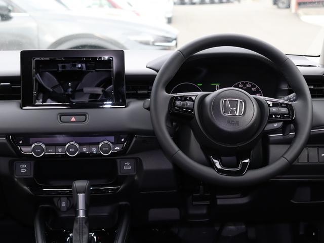 ヴェゼル e:HEV Z 登録済未使用車・ホンダセンシング・オートエアコン・オートライト・クルーズコントロール・ヒルディセントコントロール・プッシュスタート・ウィンカーミラー・電動パーキングブレーキ・前後クリアランスソナー(7枚目)